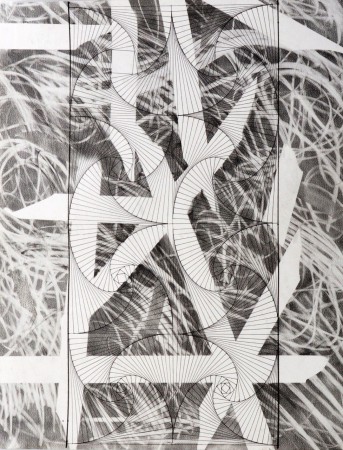 100x73cm, pencil on paper