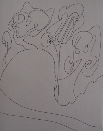 Size A4, pen on paper